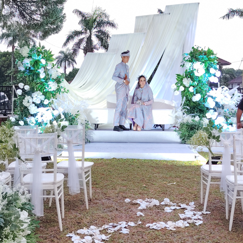 Outdoor garden wedding venue JB | Lokasi majlis perkahwinan tema taman Johor Bahru - Casa Story03